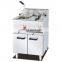 Stainless Steel Electric Fried Chicken Fryer with 2 Tanks 2 Baskets
