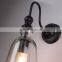 Loft Vintage Glass Wall Lamp E27 Bar Restaurant Wall Lighting