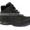CSA approved Waterproof Black Leather steel toe safety shoes for men