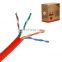 UTP FTP SFTP cat5e cable pass test pure copper CCA pull box package PVC LSZH