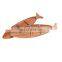 Wholesale Fish Shape Acacia Snacks Plate