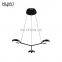 HUAYI New Model Modern Style Living Room Decoration Acrylic Iron LED Pendant Light