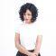 Natrual Color Human Hair Curly Bob Wigs Wholesaler