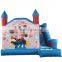 New design cartoon theme baby bouncer white bounce house inflatable castle slide