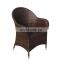 modern outdoor furniture high quality black french bistro wicker arm chair rattan dining chairs