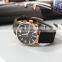 LONGBO 80638 casual mens simple analog quartz brown leather cuff watches for men