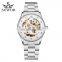 SEWOR 125-1 Famous Luxury Brand Gold Skeleton Male Business Watch Casual Elegant Swan Design Mens Automatic Mechanical watch