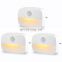 Cabinet Light Wireless Dimmable Touch  Motion Sensor Rechargecable Sensor Dual Color Night Lamps