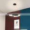 Modern simple and luxury helical led crystal Chandelier for home lighting