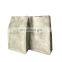 Custom printed   stand up  plastic aluminum foil flat bottom coffee bean /powder pouch  packaging bags with zipper/valve