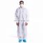 Hot Selling Disposable Coverall White  Disposable Overall Jumpsuit