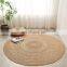 Natural Handmade Water Hyacinth Carpets & Mat Straw Rug Floor Decor Wholesale Vietnam Supplier