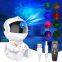Portable Galaxy Star Projector Mini Astronaut Night Sky Projector Lamp Remote Control Decorative Night Light For Bedroom