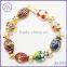 Easter Day Hand Crafted Faberge Egg Style Enamel Russian Egg Bracelet For Women