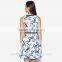 Latest new arrival ladies western dress design 3d digital printing dress with wholesale price D262