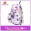 Girl's School Backpack 600D with Printing Pattern Backpack Bag for High School Students