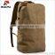 leather canvas backpack hiking bag