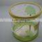 tin box, empty clear PVC tin bucket, pails with handle and lid