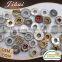 China Textile Engraved Jean Shank Custom Metal Jeans Button
