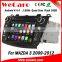 Wecaro in dash touch screen android android double din car dvd player for mazda 3 with gps navigation system 2009 2010 2011 2012