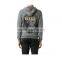 High Quality Custom Print Terry French Hoodie with Zipper for Men