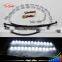 12v 24v white & amber drl led daytime running light with turning signal