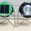 Multifunction Round Solar Stand Hook LED Lamp