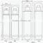 best selling  china square crystal cosmetic bottle with pump