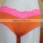 solid colour sexy lace lady underwear panty