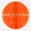 Handmade Colorful Tissue Paper Honeycomb Balls for Christmas Decor