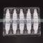Reusable Keeper Pink Purple Nail Art Cleaner Clip Polish Remover Wrap UV Gel Acrylic Plastic 10pcs/set