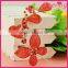 fashion red beads wedding bridal hair accessories for women WHD-006