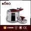 red color handle stainless steel pour over kettle for household