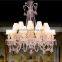 French Baccarat Fine Crystal Chandelier Lighting Glass Chandeliers E14/E27 Pendant Hanging Light Fixture CZ3506/24