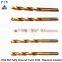 Factory sales directly, HSS M2/6542 fully ground twist drill bit, titanium coated