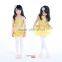 Yellow professional ballet tutu skirt for dance costume latin ballroom kids fancy dress costumes D008009