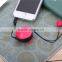 Top quality 3.5mm Stereo In-ear Design Colorful Patent SR6 Retractable Earphone Earbuds for MP3 Android Samsung HTC LG IOS