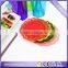buy rubber soft pvc enterprise logo burgers steaks antislip cup coaster