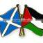 Make design own country cross flag pins flag lapel pins badge