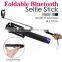 2015 innovative product colorful bluetooth selfie stick for samsung galaxy s5, monopod selfie sticks with foldable handheld