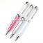 Hot selling promotional metal crystal cute stylus pen with company Logo