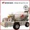WOLWA Mobile Concrete Mixer Truck 1.2m3 With Hydraulic Self-loading System