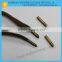 Customize white and red metal tips shoelace
