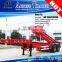 Stock price 2 axles HAVY hydraulic cylinder rear dumper tipping trailer for sale