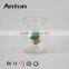 100ml Custom glass milk bottles with color printing with Plastic lid