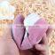 Dancing Party Princess Handmade Cow Suede Soft Bottom Fashion Bowknot Baby Leather Newborn Babies Shoes pink color