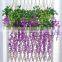 white wisteria flowers for wedding decoration