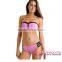 Plus Size Becca Etc Caravan Hi Neck bikinis woman swimwear 2016