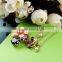 New Design Hot Sale Fashion drop oil flower pendant long necklace, hawaiian flower necklace, artificial flower necklace