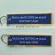 The cheap personalized woven label key chains